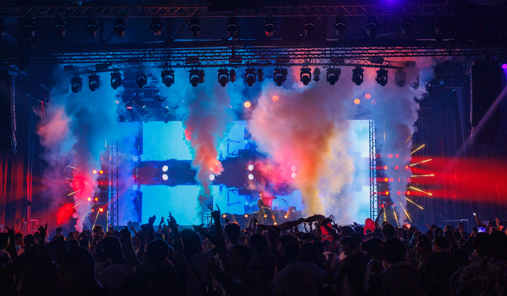 DJ Moshik performing at a live event